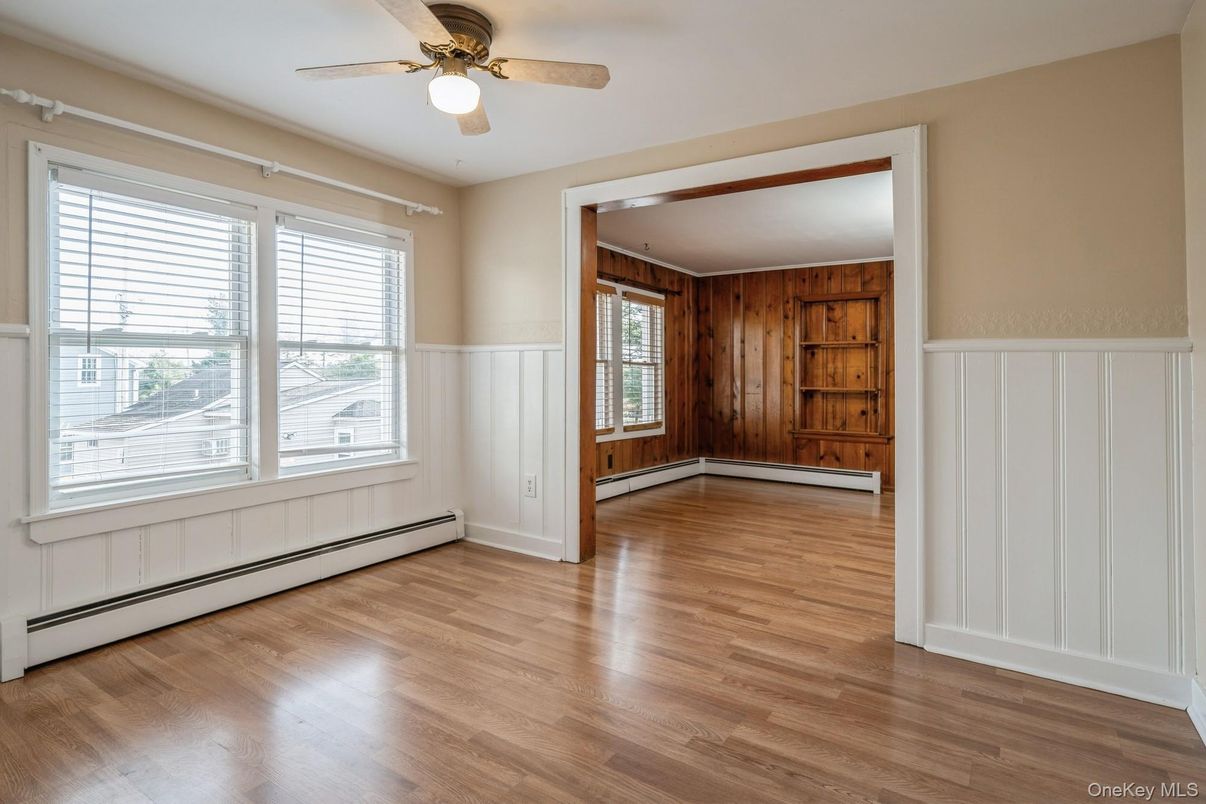 Empty room, Interior, Wood Texture Flooring, Wooden Walls