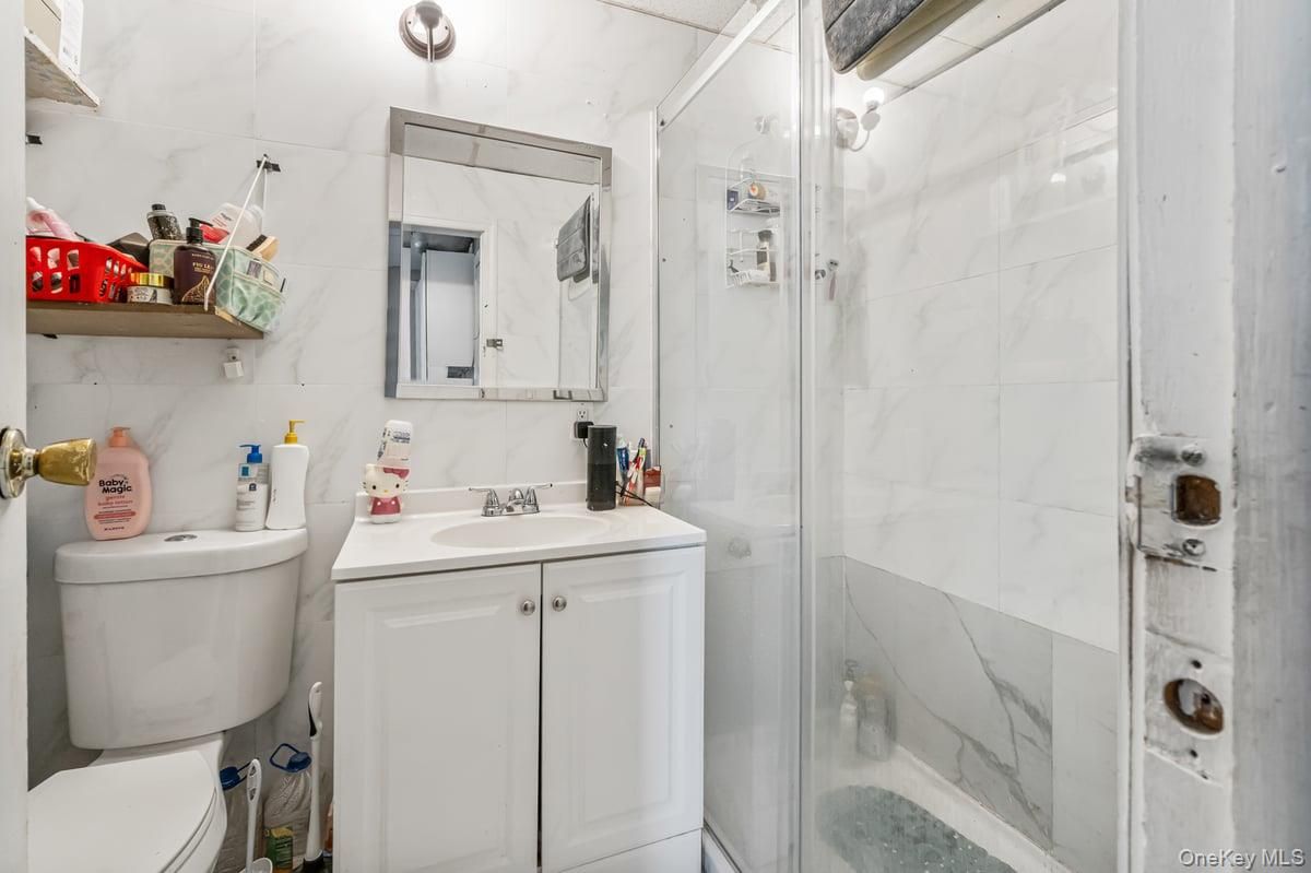 Bathroom, Glass Shower, Interior, Marble Walls
