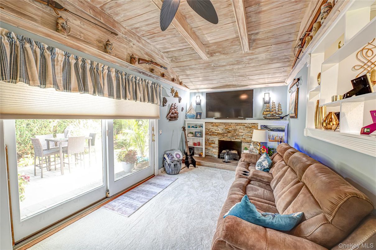 Fireplace, Interior, Living room, Wooden Ceilings