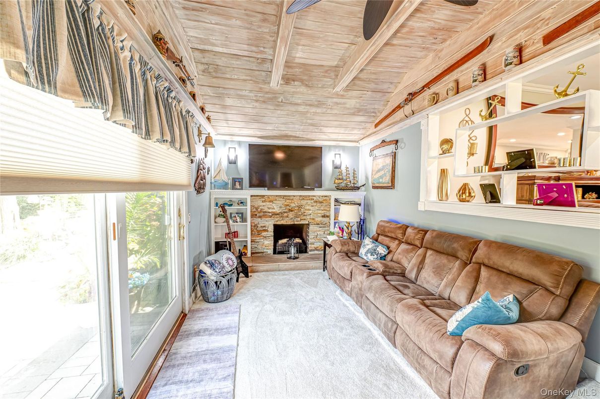 Fireplace, Interior, Living room, Wooden Ceilings