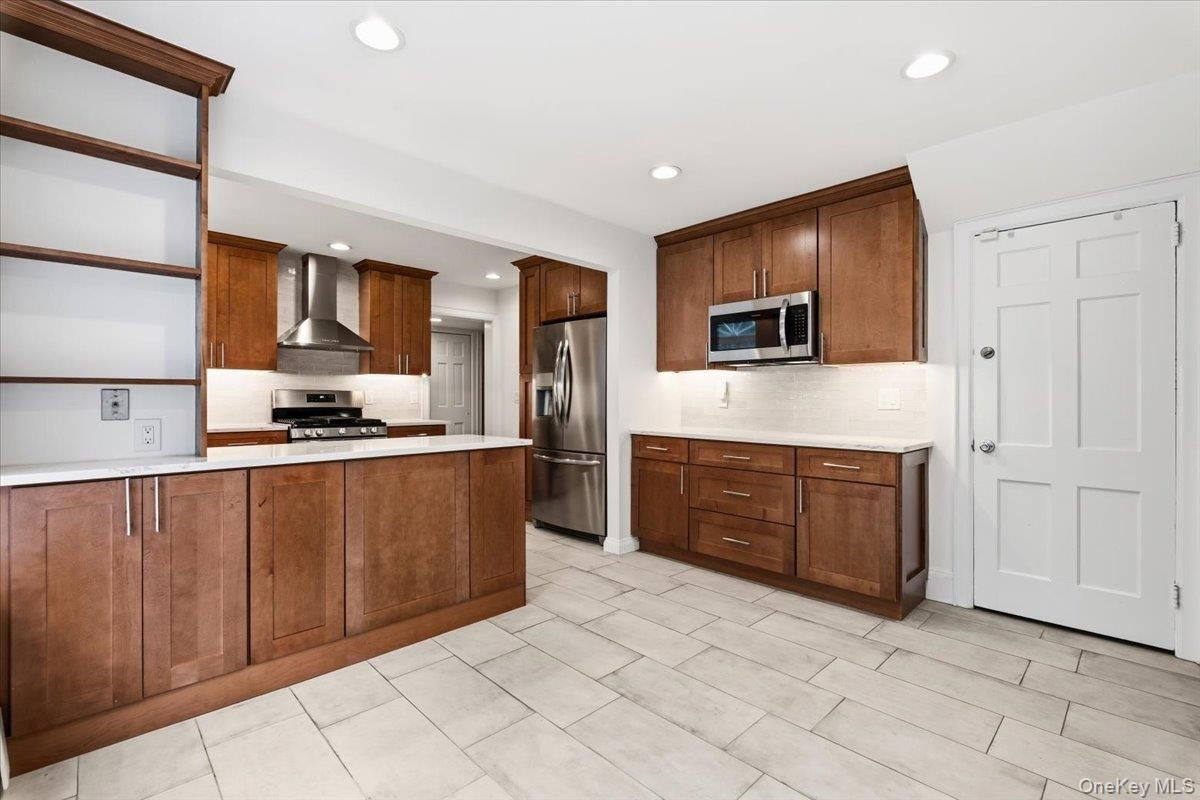 Interior, Kitchen, Recessed Lighting, Stainless Steel Appliances