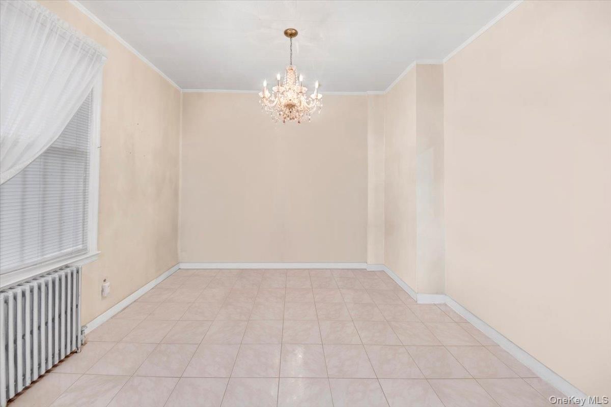 Chandelier, Empty room, Interior