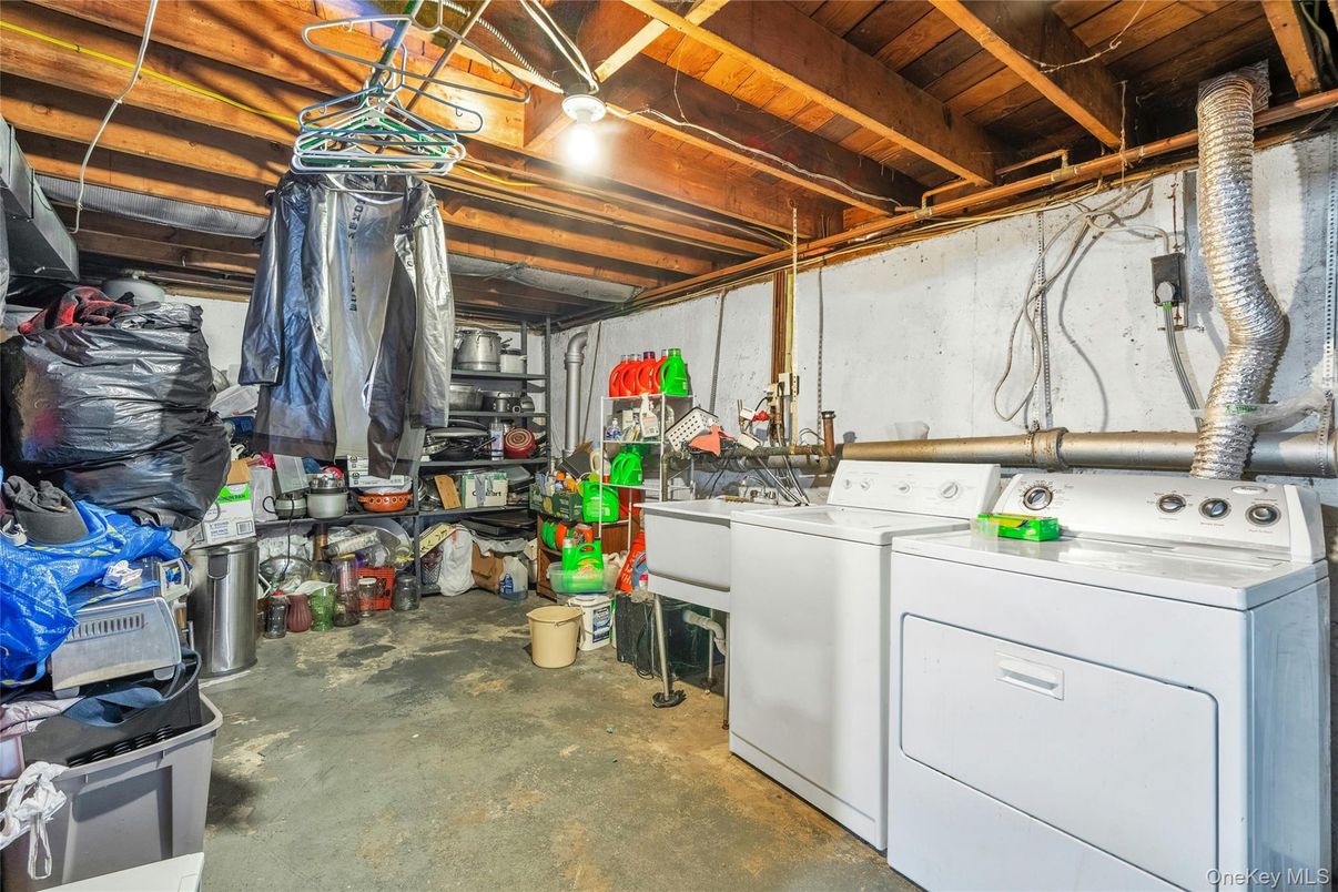 Interior, Utility Closets, Washer, Wooden Beams, Wooden Ceilings