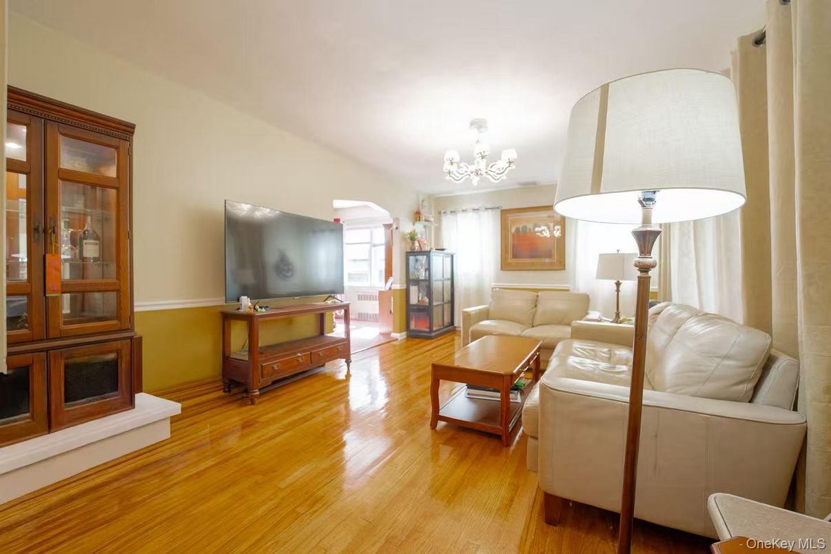 Chandelier, Interior, Living room, Wood Texture Flooring