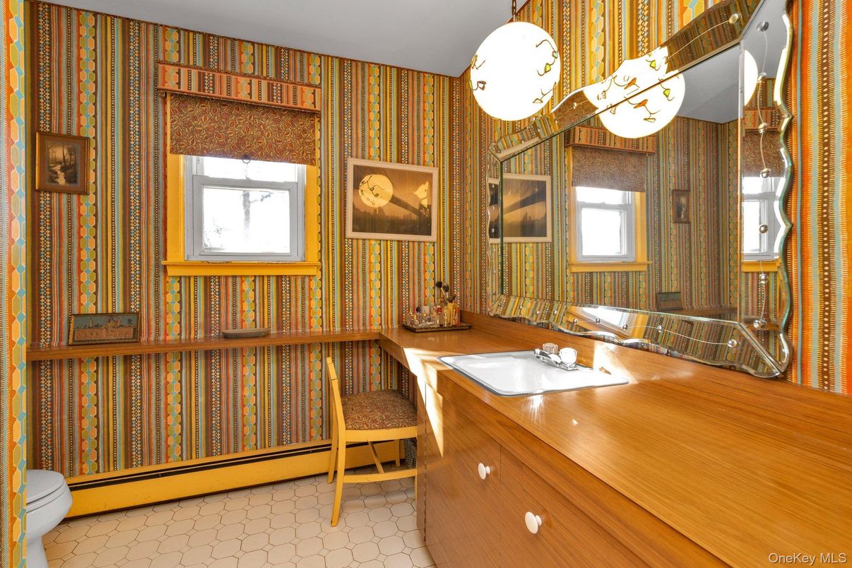 Bathroom, Interior, Wooden Walls