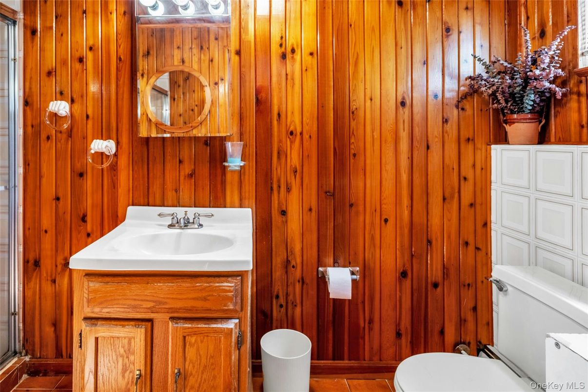 Bathroom, Interior, Wooden Walls