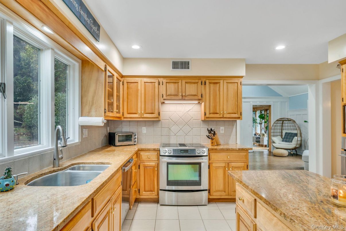 Interior, Kitchen, Recessed Lighting, Stainless Steel Appliances