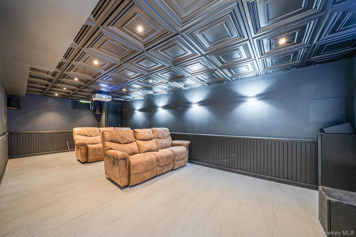 Home Theatre Room, Interior, Marble, Recessed Lighting, Theatre Room