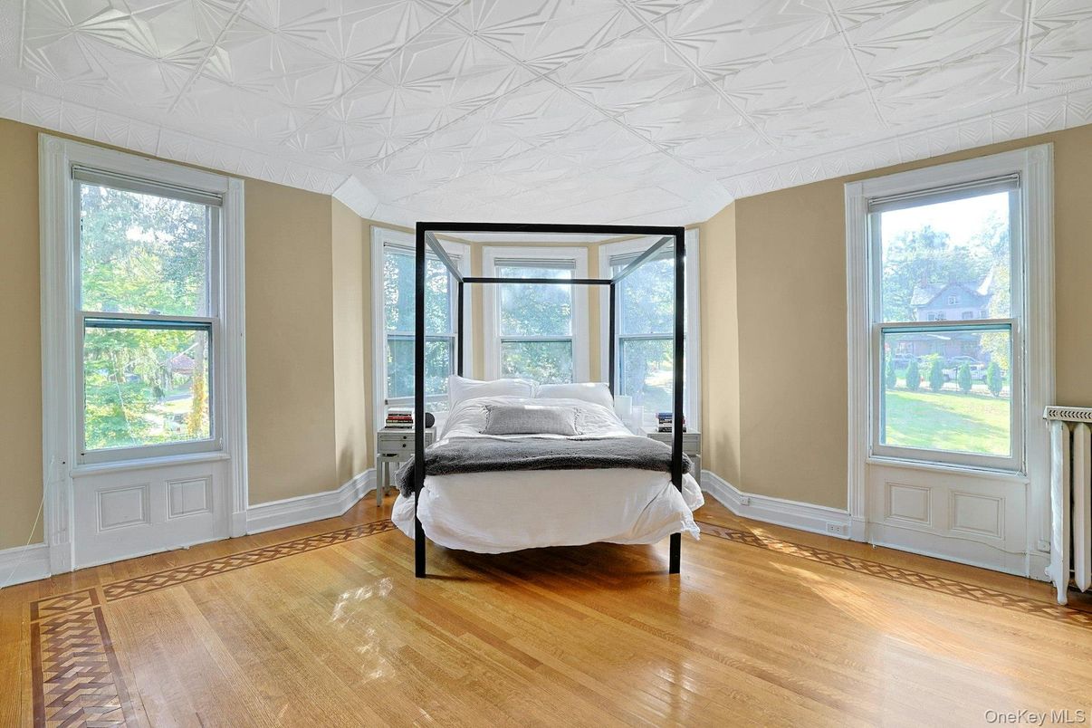 Bedroom, Interior, Wood Texture Flooring