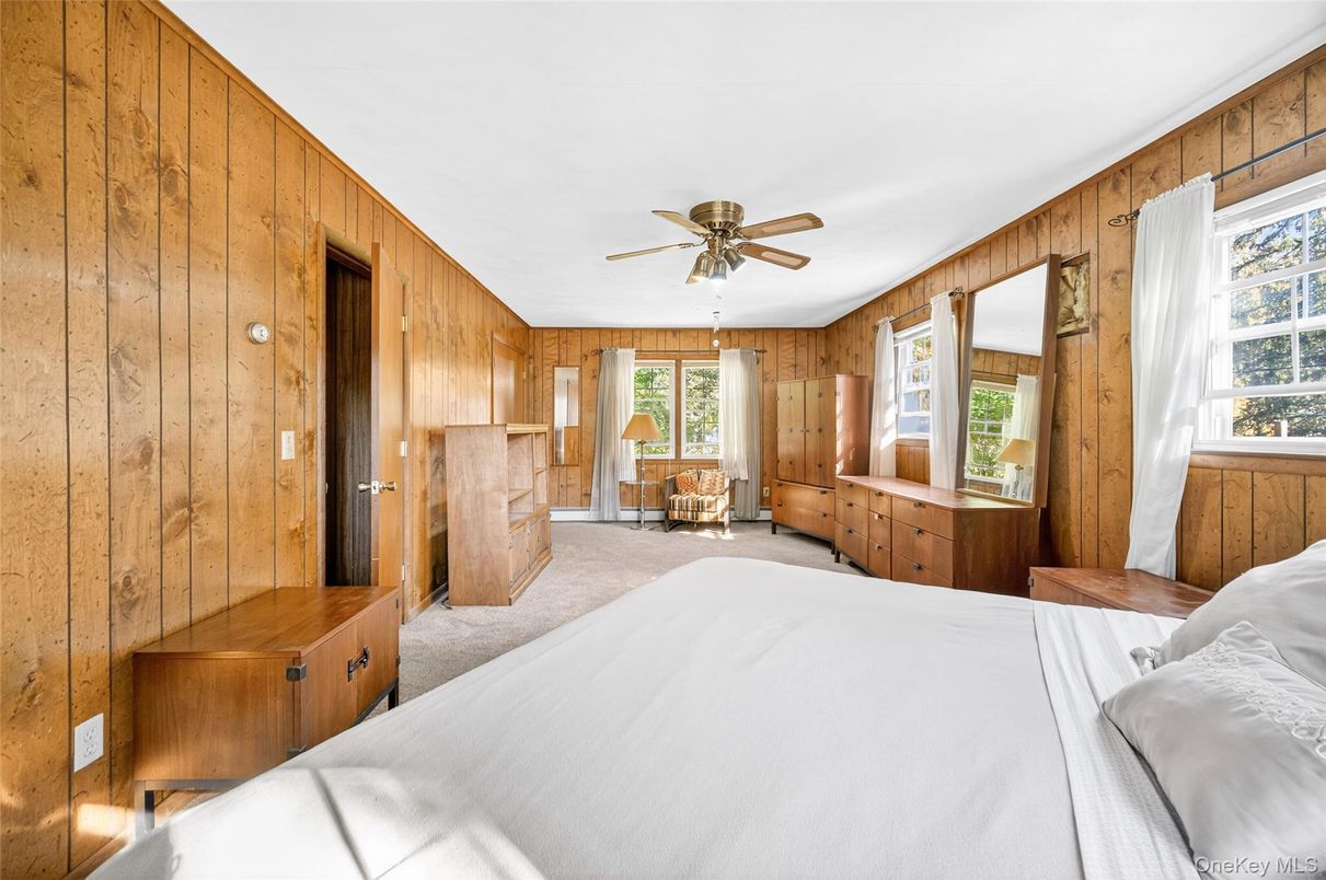 Bedroom, Interior, Wooden Walls