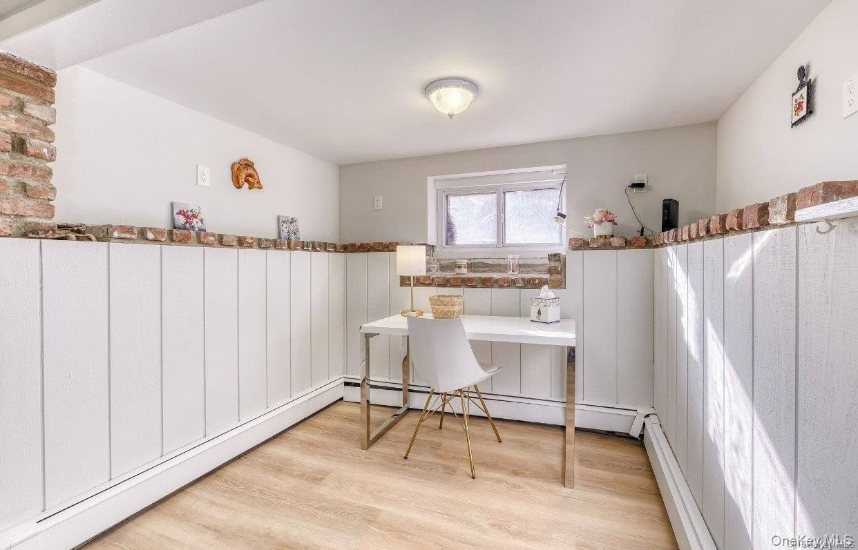 Home Office, Interior, Wood Texture Flooring