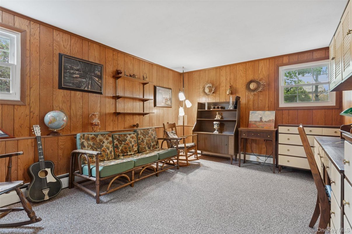 Home Office, Interior, Wooden Walls