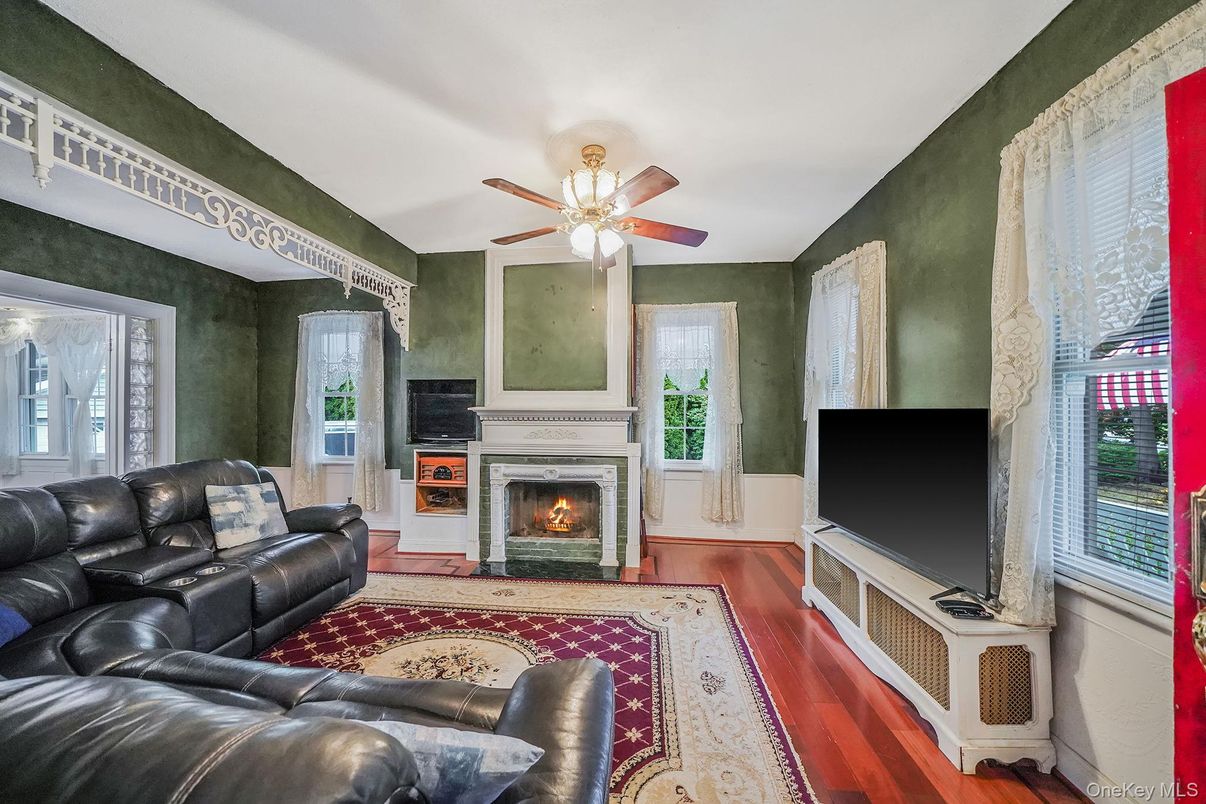 Fireplace, Interior, Living room, Wood Texture Flooring