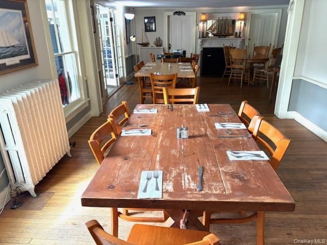 Dining room, Interior, Wood Texture Flooring