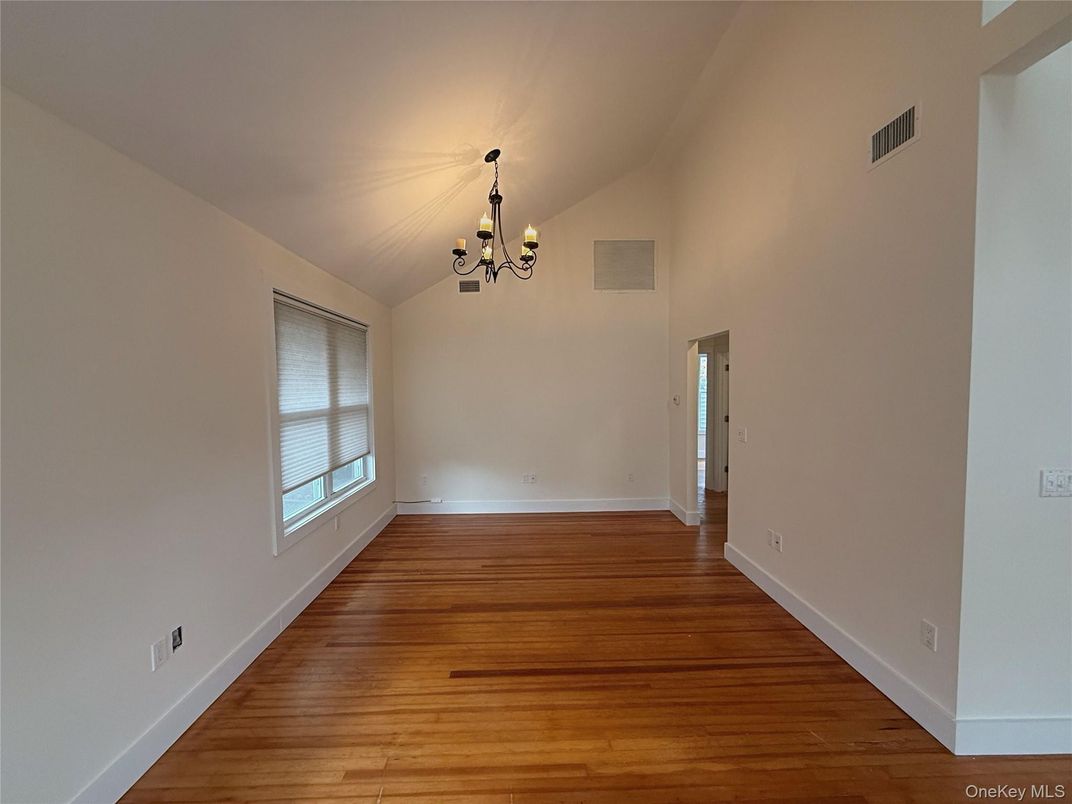 Chandelier, Empty room, Interior, Wood Texture Flooring