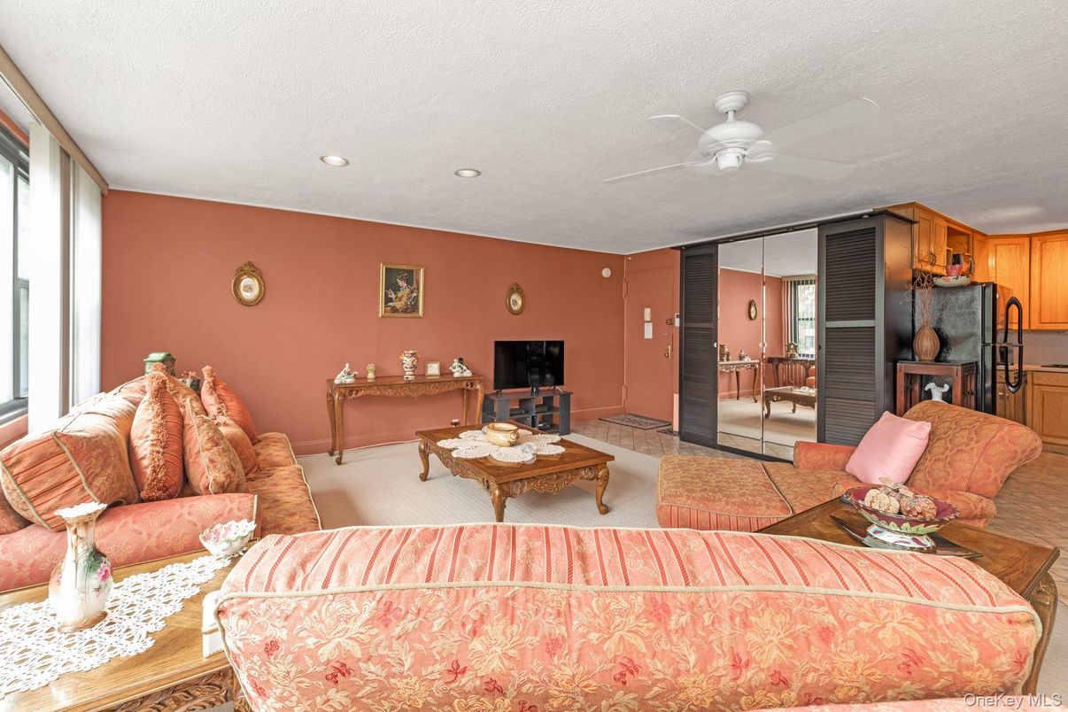 Interior, Living room, Recessed Lighting