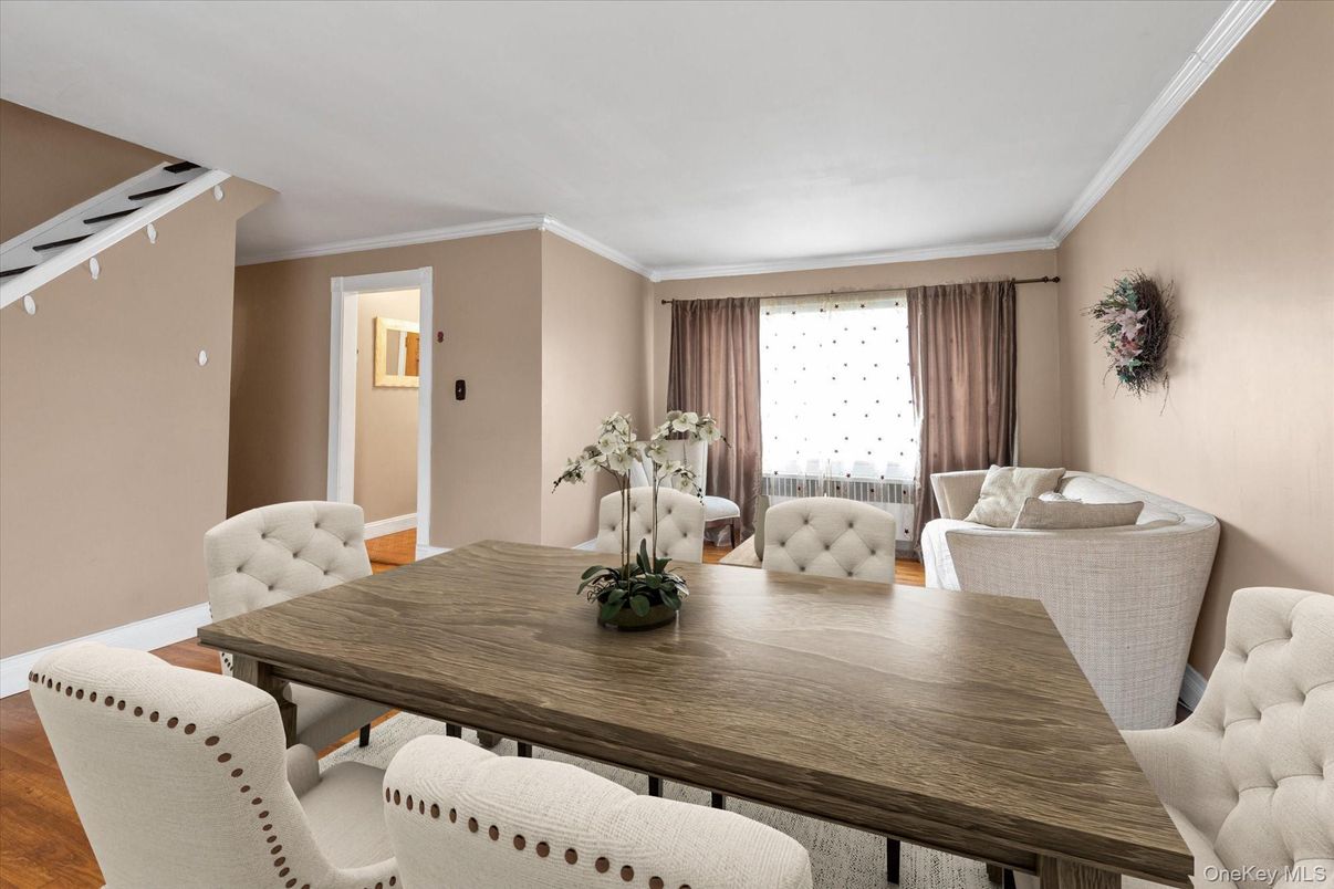 Dining room, Interior, Wood Texture Flooring