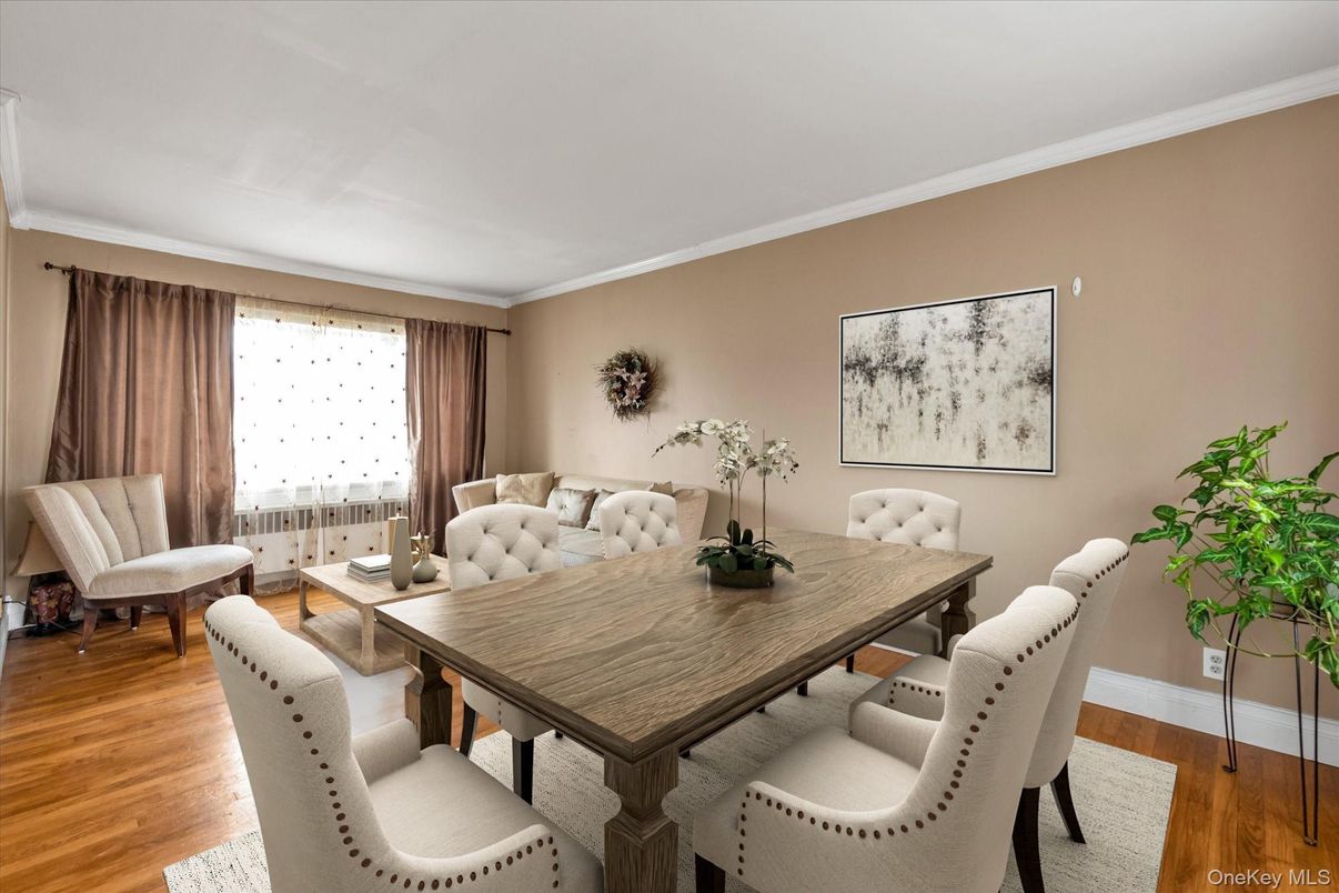 Dining room, Interior, Wood Texture Flooring