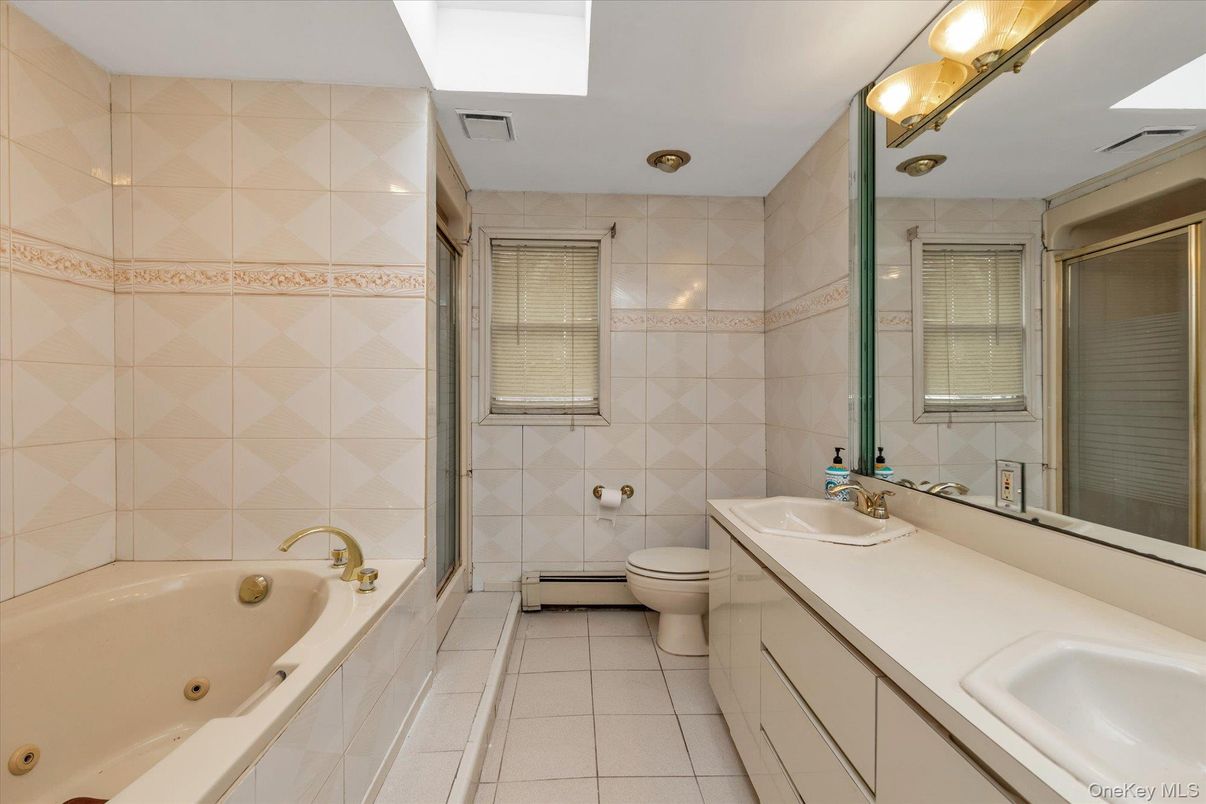 Bathroom, Dual Sink Vanities, Glass Shower, Interior