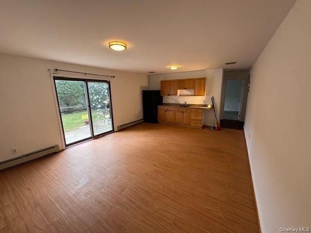 Empty room, Interior, Kitchen, Wood Texture Flooring