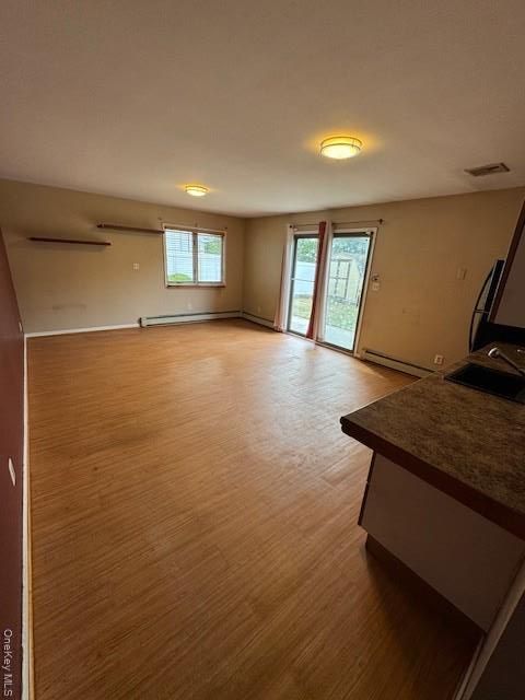 Empty room, Interior, Wood Texture Flooring