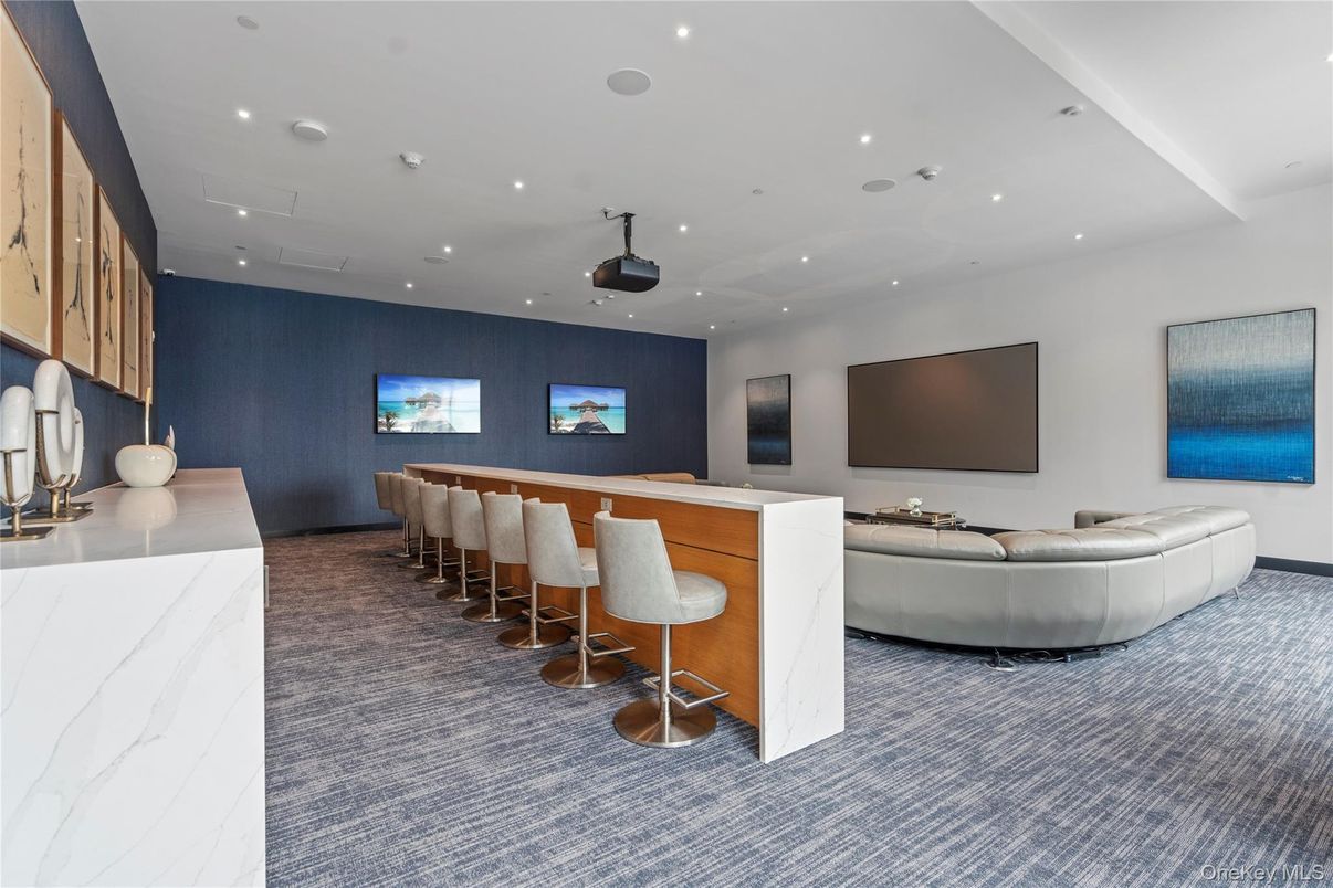 Interior, Living room, Recessed Lighting