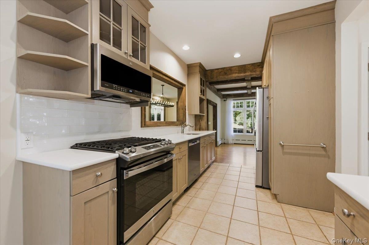Interior, Kitchen, Recessed Lighting, Stainless Steel Appliances