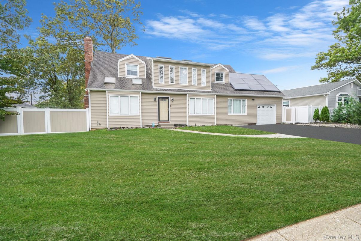 Attached, Backyard, Exterior, Facade, Solar Panels, Cape Cod