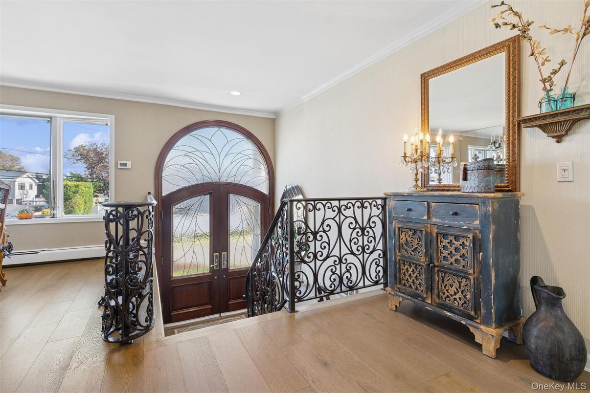 Chandelier, Interior, Recessed Lighting, Wood Texture Flooring