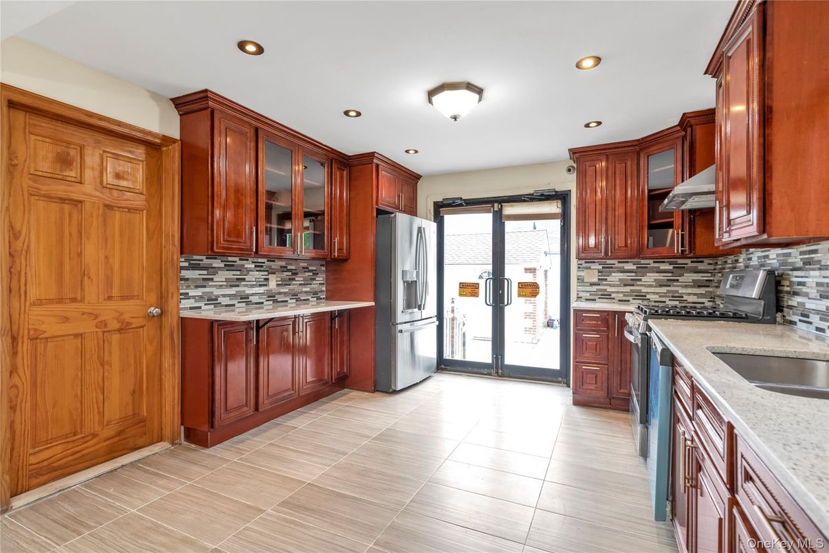 Interior, Kitchen, Recessed Lighting, Stainless Steel Appliances