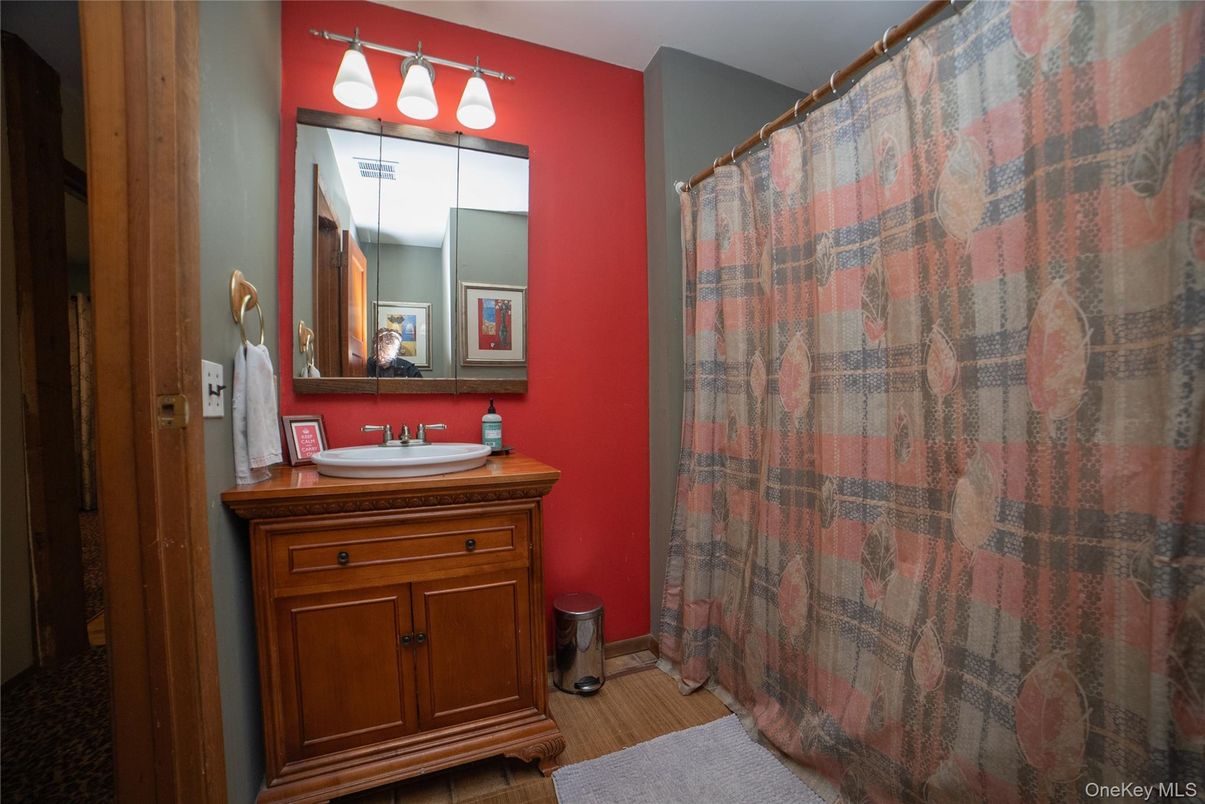 Bathroom, Interior, Wood Texture Flooring