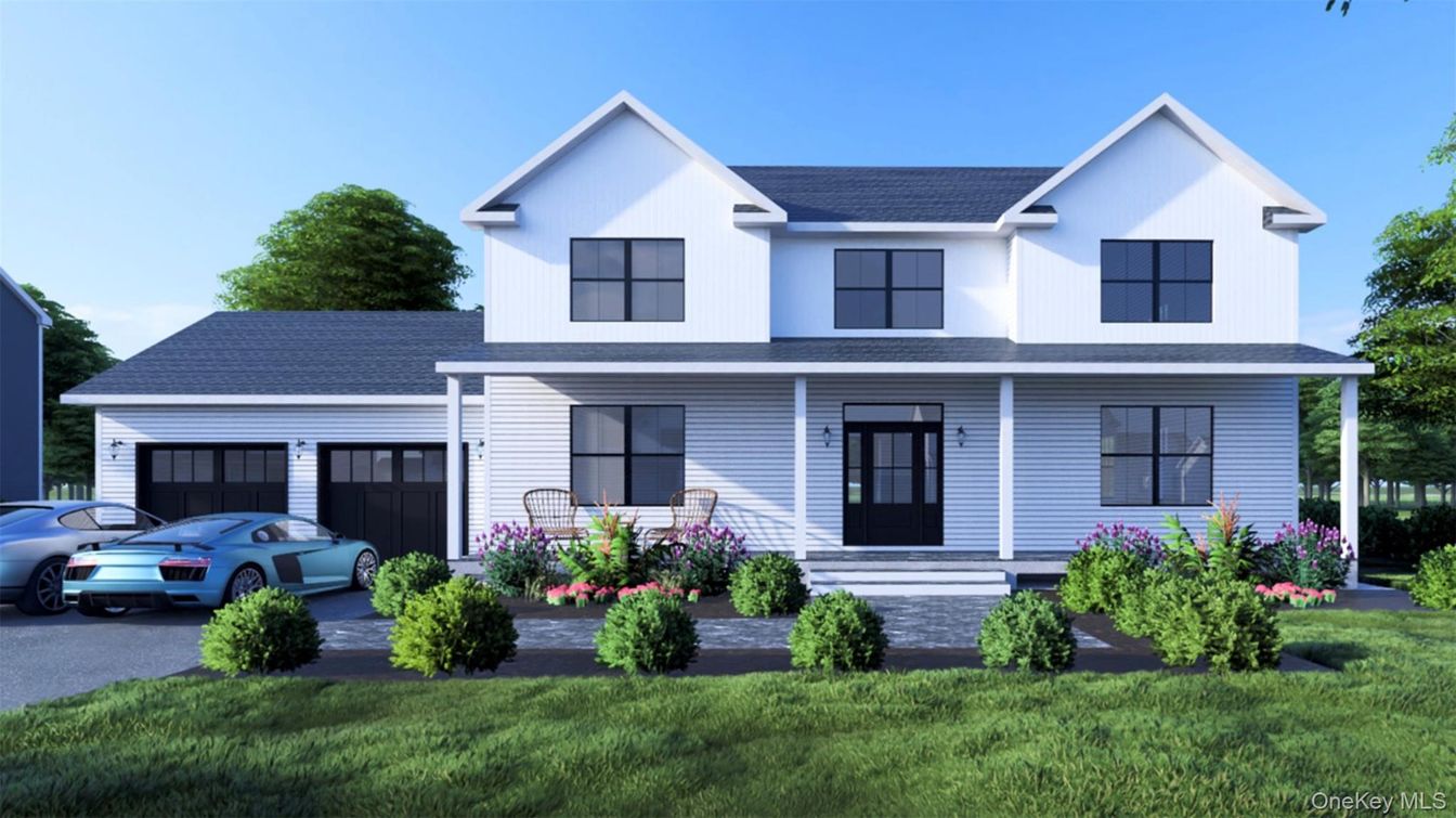 Attached, Exterior, Facade, Farmhouse