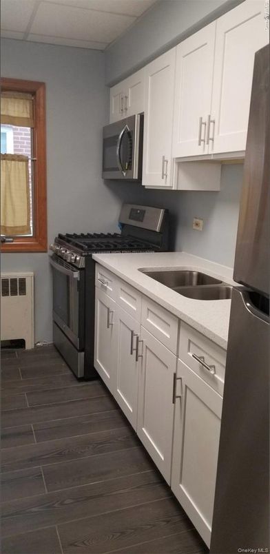 Interior, Kitchen, Wood Texture Flooring