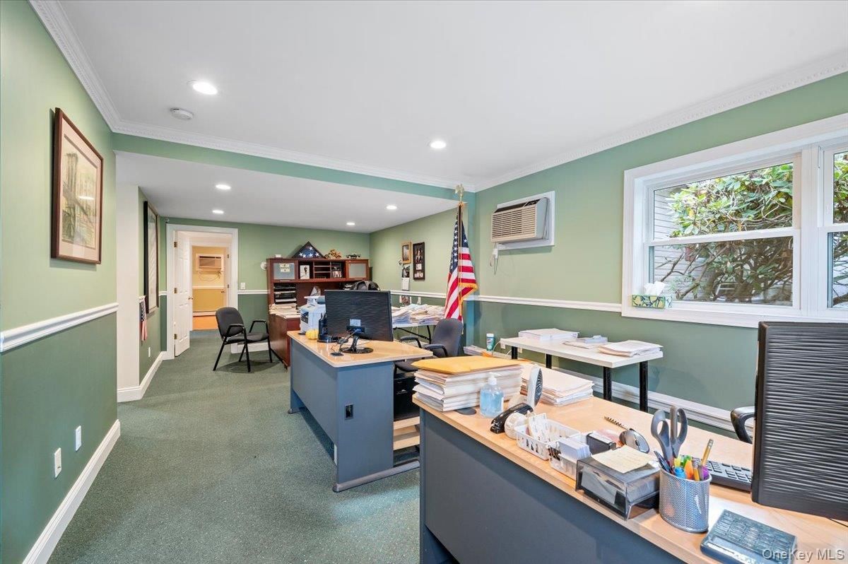 Home Office, Interior, Recessed Lighting