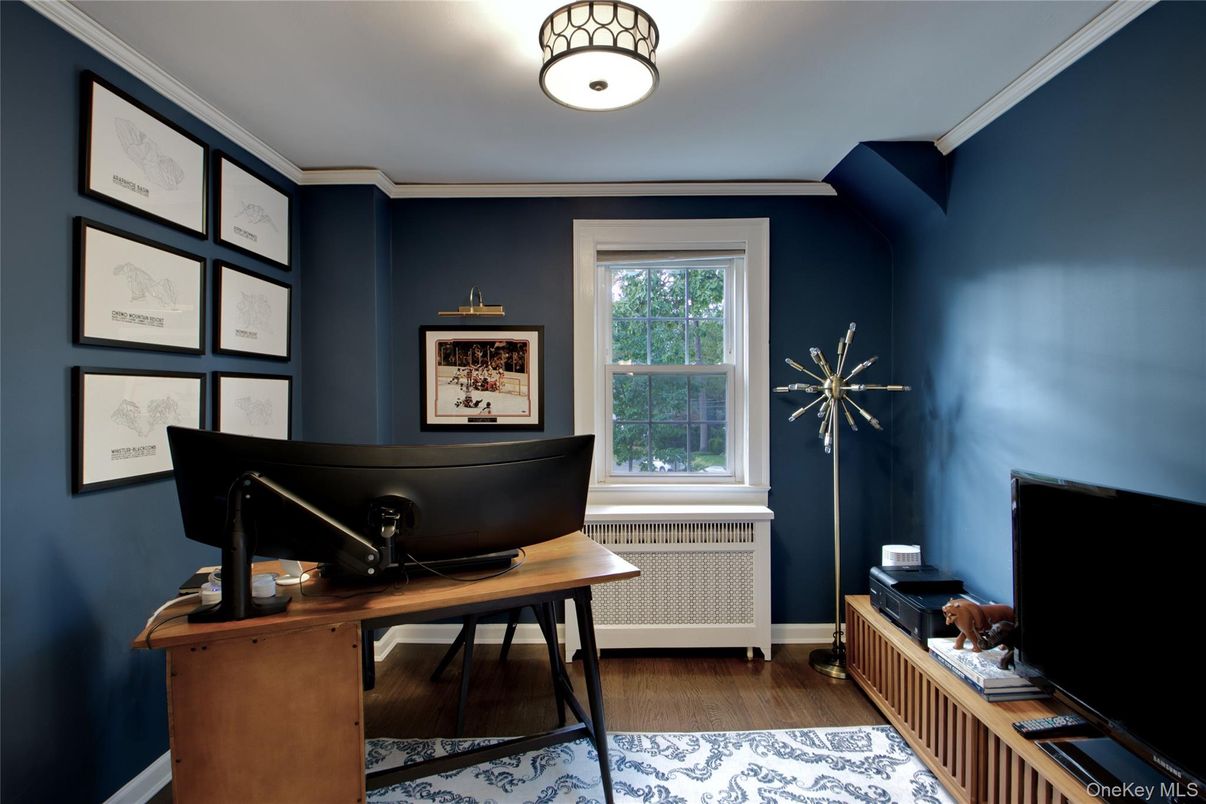 Home Office, Interior, Wood Texture Flooring