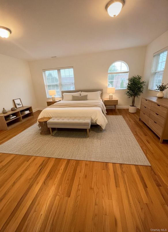 Bedroom, Interior, Wood Texture Flooring
