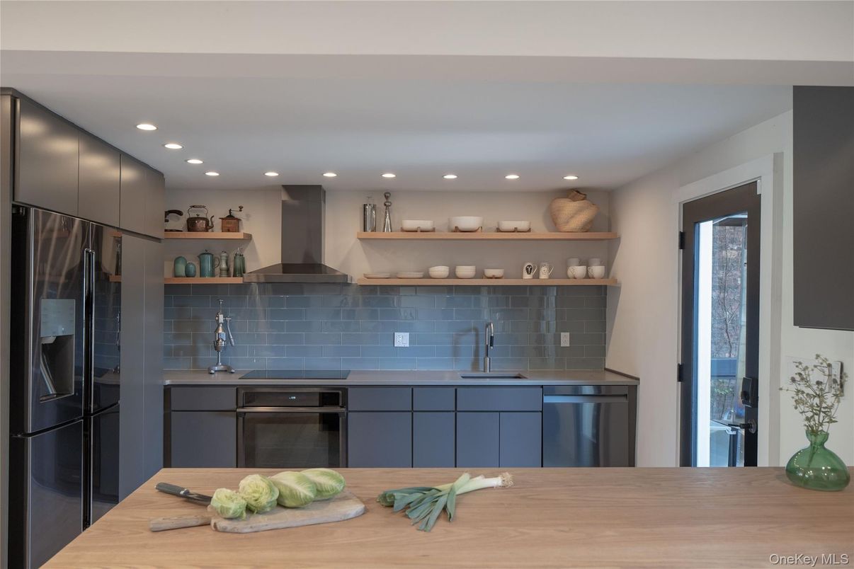 Interior, Kitchen, Recessed Lighting, Stainless Steel Appliances