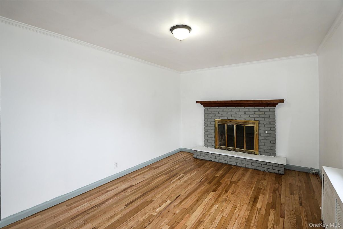 Empty room, Fireplace, Interior, Wood Texture Flooring