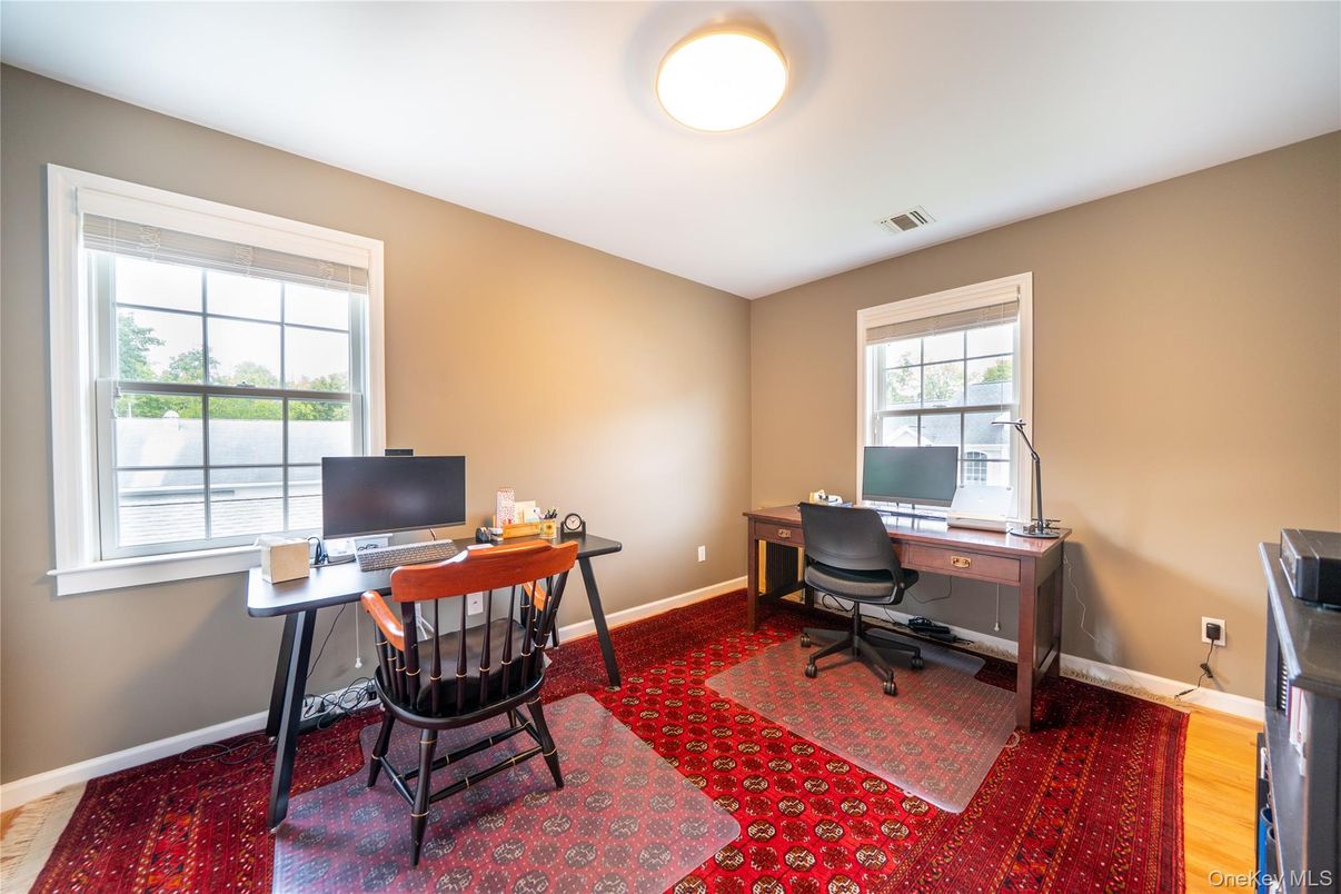 Home Office, Interior, Wood Texture Flooring