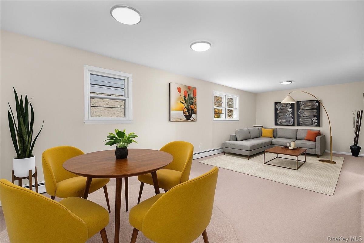 Dining room, Interior, Living room, Recessed Lighting