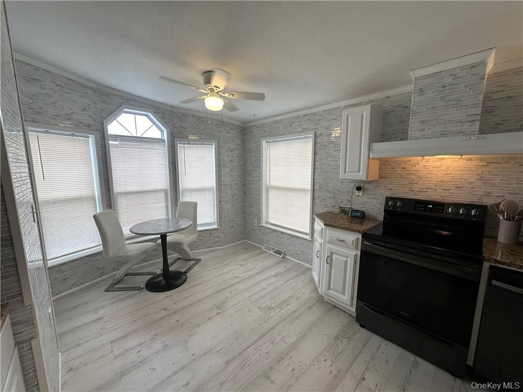 Interior, Kitchen, Stone Walls, Wood Texture Flooring