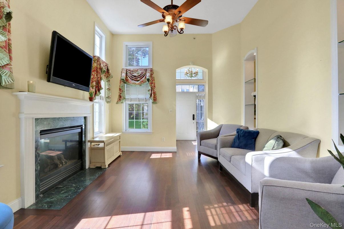 Fireplace, Interior, Living room, Wood Texture Flooring