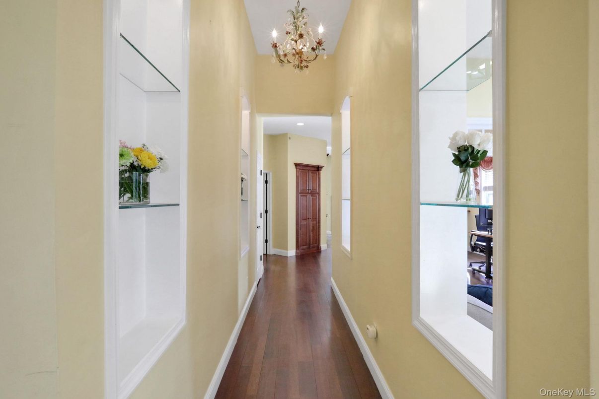 Chandelier, Interior, Recessed Lighting, Wood Texture Flooring