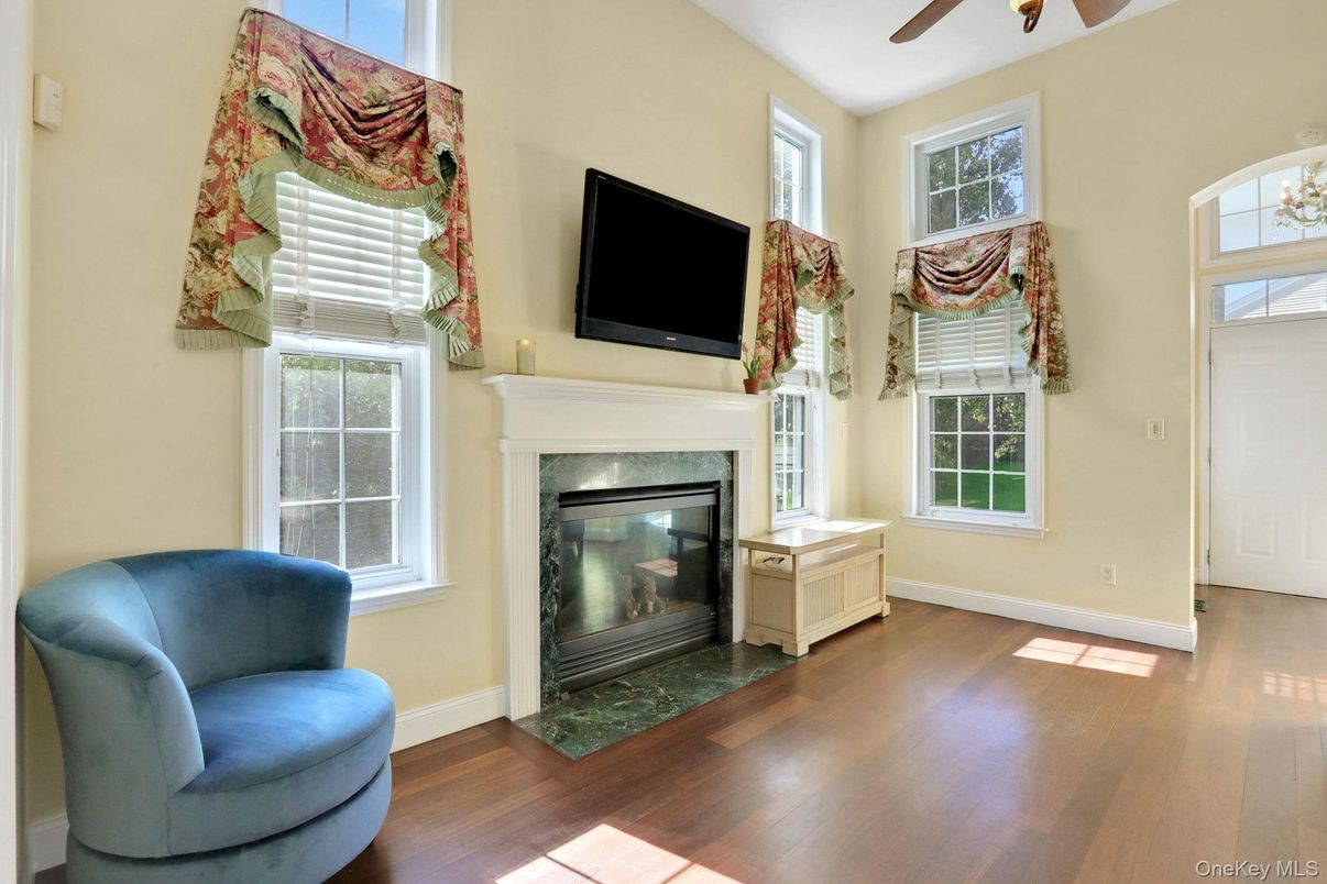 Fireplace, Interior, Wood Texture Flooring