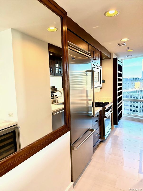 Interior, Kitchen, Recessed Lighting, Stainless Steel Appliances