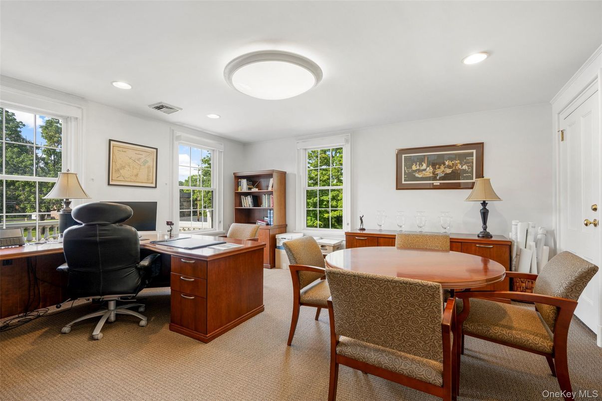 Home Office, Interior, Recessed Lighting