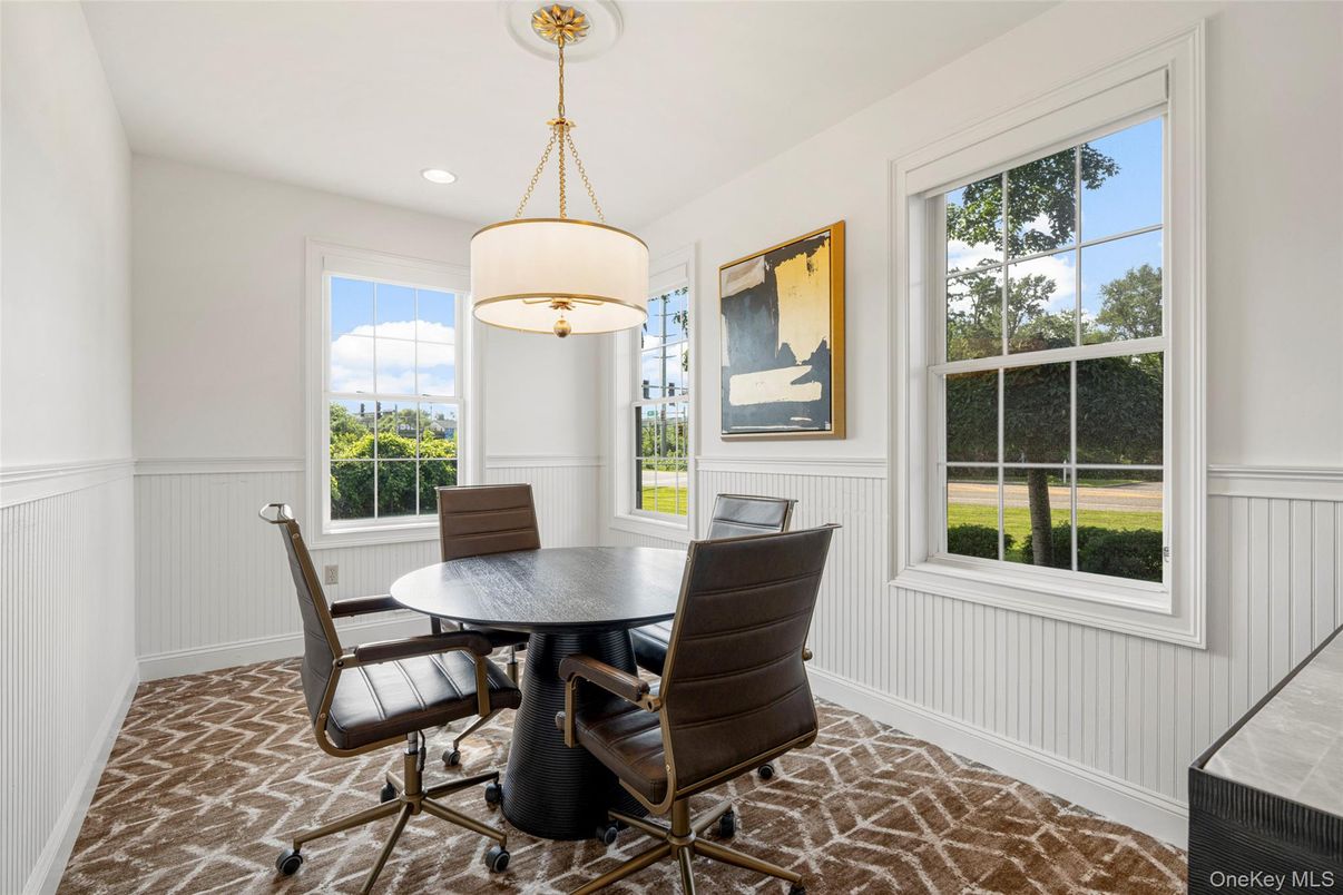 Home Office, Interior, Recessed Lighting