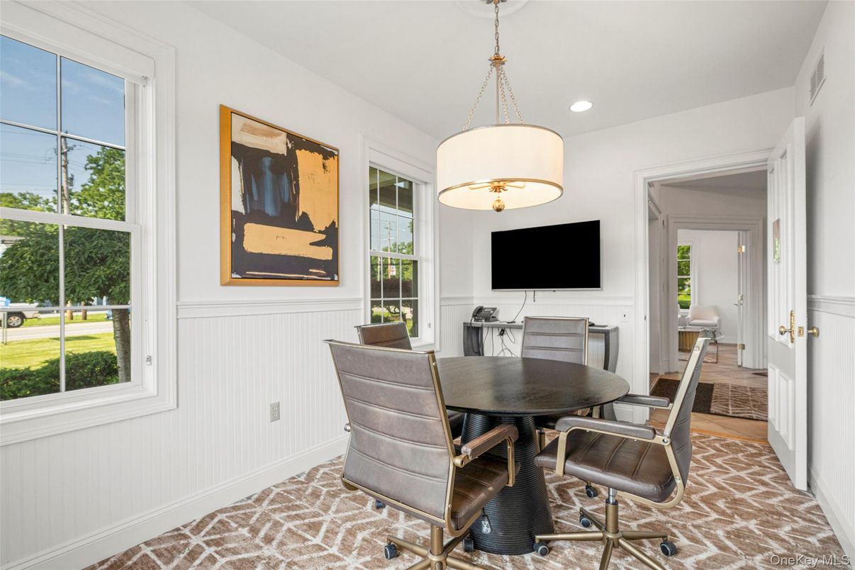 Home Office, Interior, Pendant Lights, Recessed Lighting