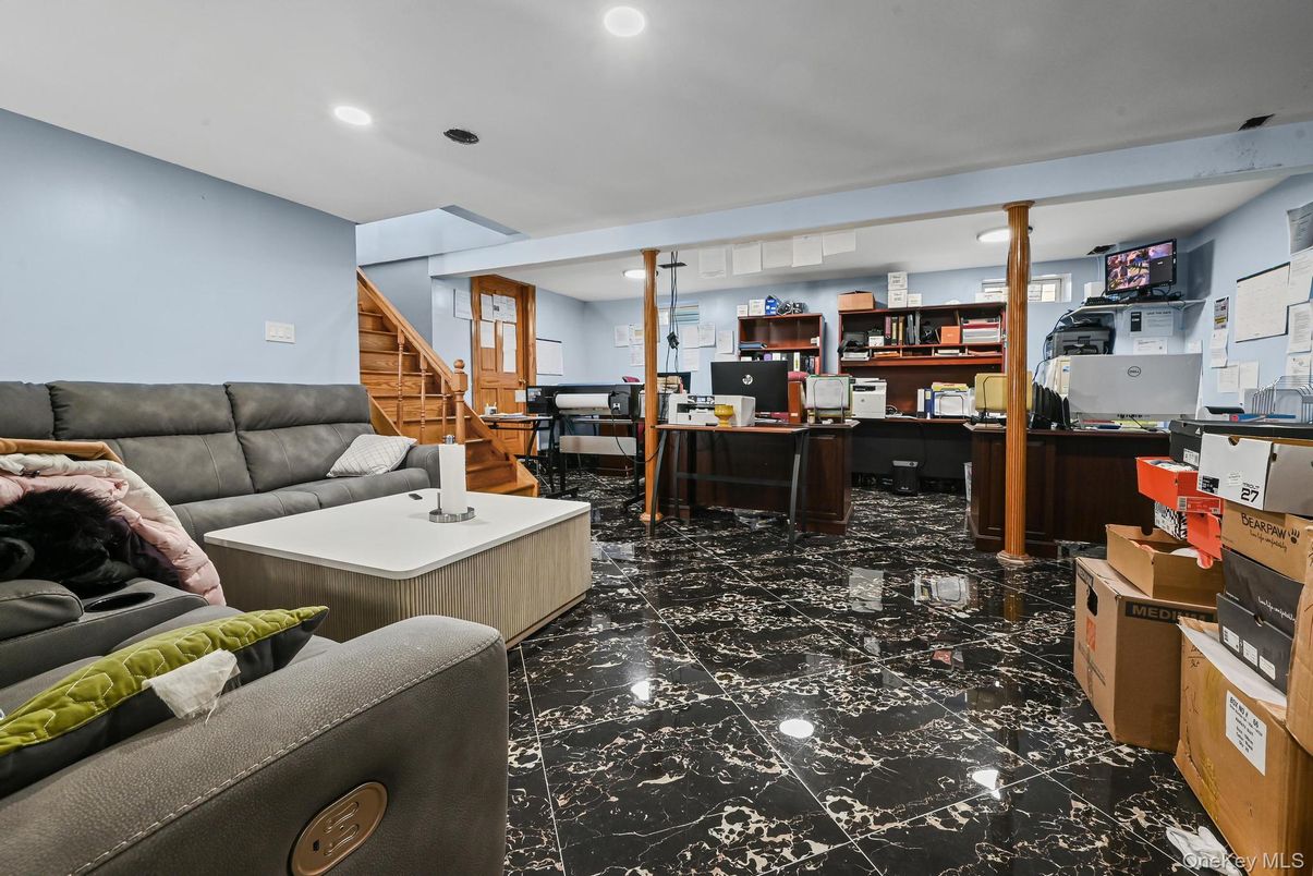 Home Office, Interior, Living room, Recessed Lighting