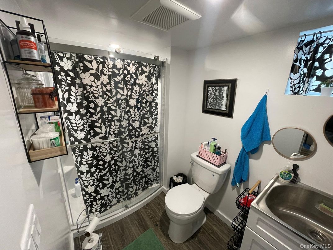 Bathroom, Interior, Wood Texture Flooring